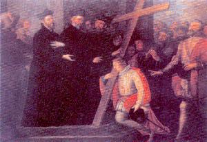San Alejandro Sauli y la Cruz